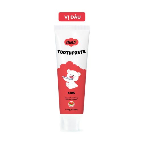 theCi Toothpaste Kids Strawberry Flavor, Children Can Swallow 45g.