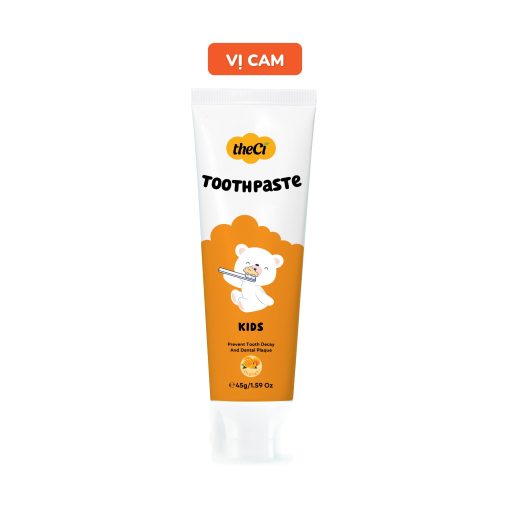 theCi Toothpaste Kids Orange Flavor, Children Can Swallow 45g.