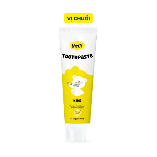theCi Toothpaste Kids Banana Flavor, Children Can Swallow 45g.