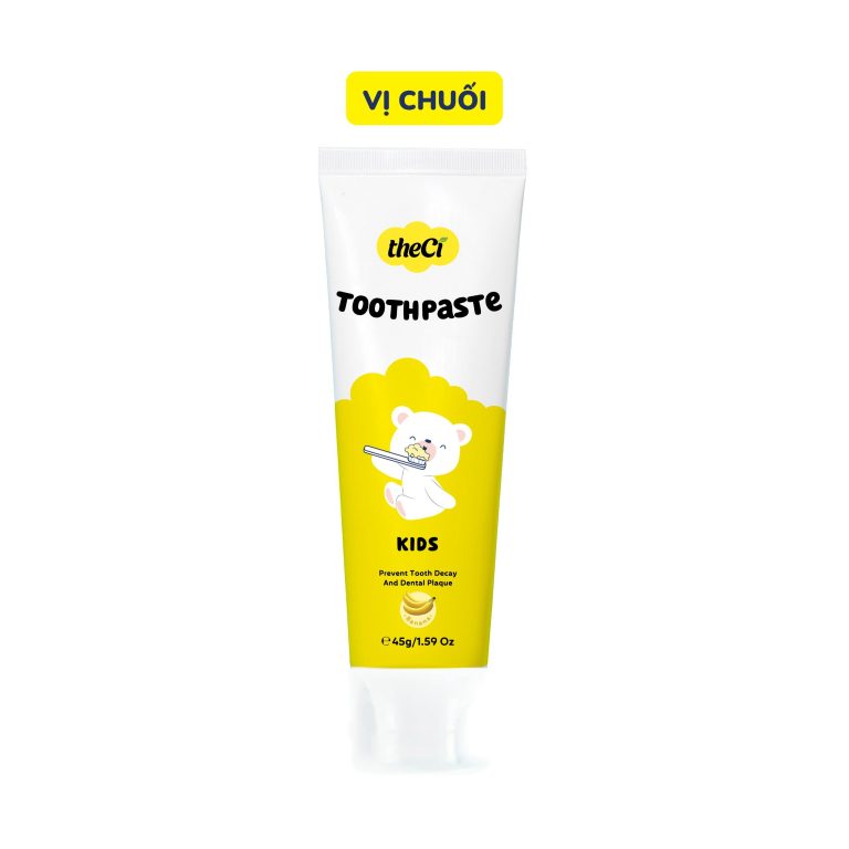 theCi Toothpaste Kids Banana Flavor, Children Can Swallow 45g.