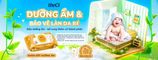 KHĂN ƯỚT THECI BABY WET WIPES