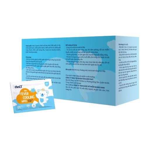 theCi Fever Reducing Wipes - Box of 30 packs - Image 3