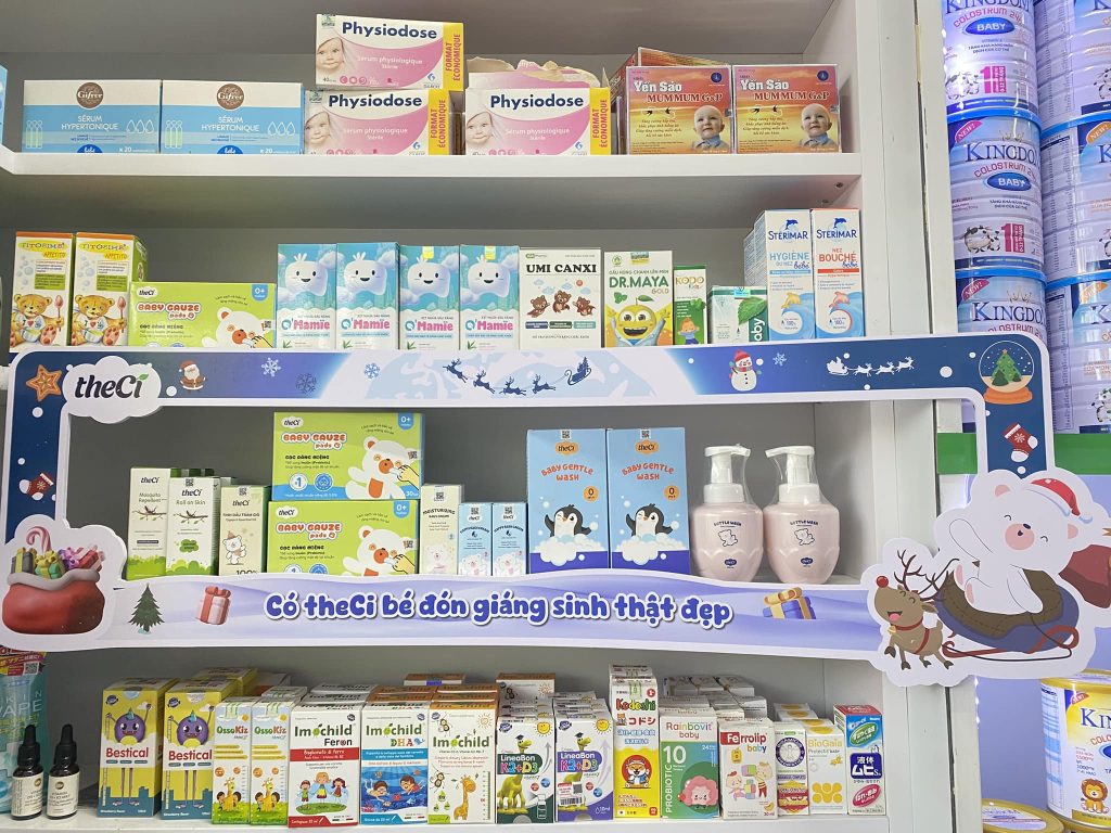 Các sản phẩm theCi tại Thế giới sữa 247